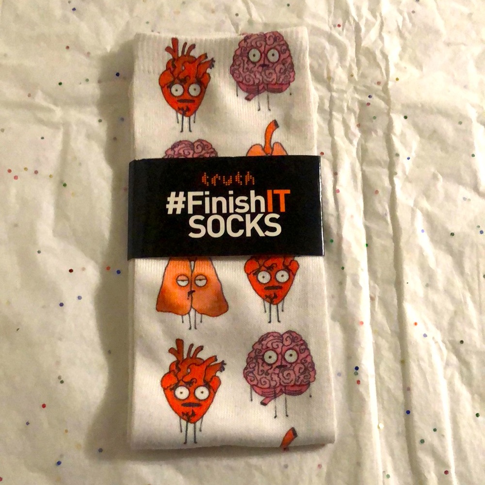 Truth finish it mens socks